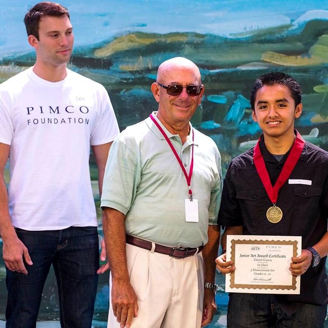 Daniel Garcia accepts the PIMCO award. Congratulations!