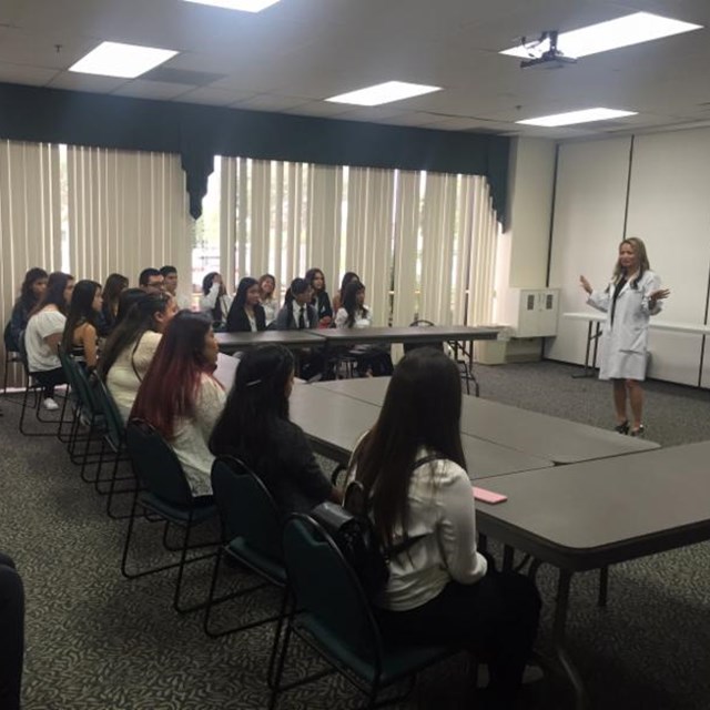 Dr. McMahan's hospital talk raises awareness and education about the medical field for our future doctors.